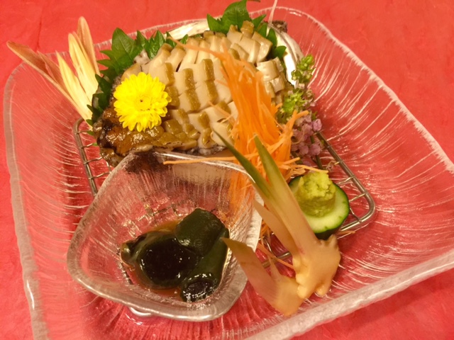 鮑お造り