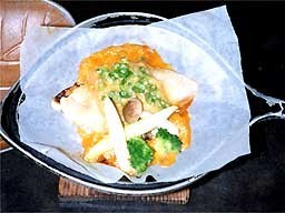 さめガレイのちんちん焼き