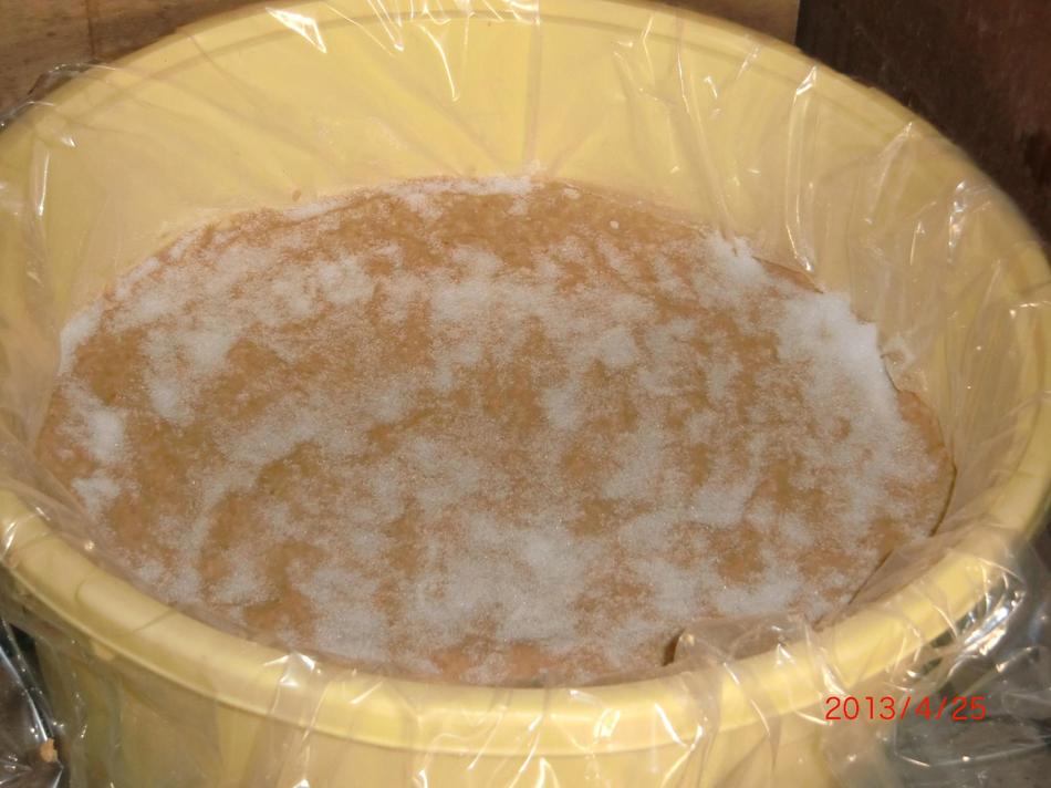 我が家の味噌仕込み