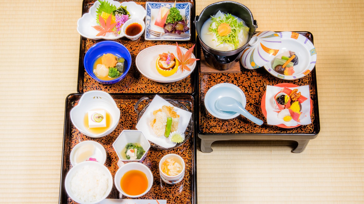 三の膳付き精進料理一例