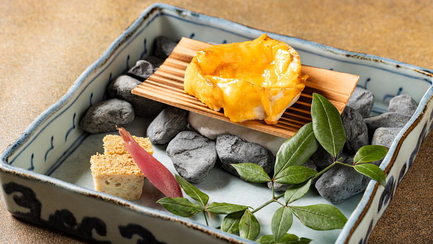 2025年4〜6月のメインチョイス：鮃の雲丹焼き