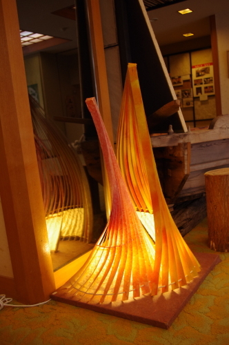 面白い形のライト