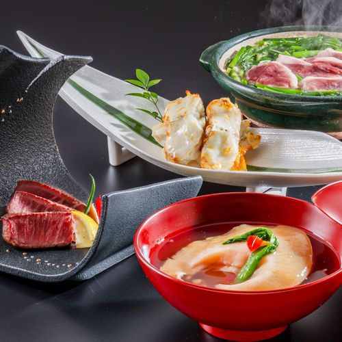 旬の味覚を堪能旨いもの会席