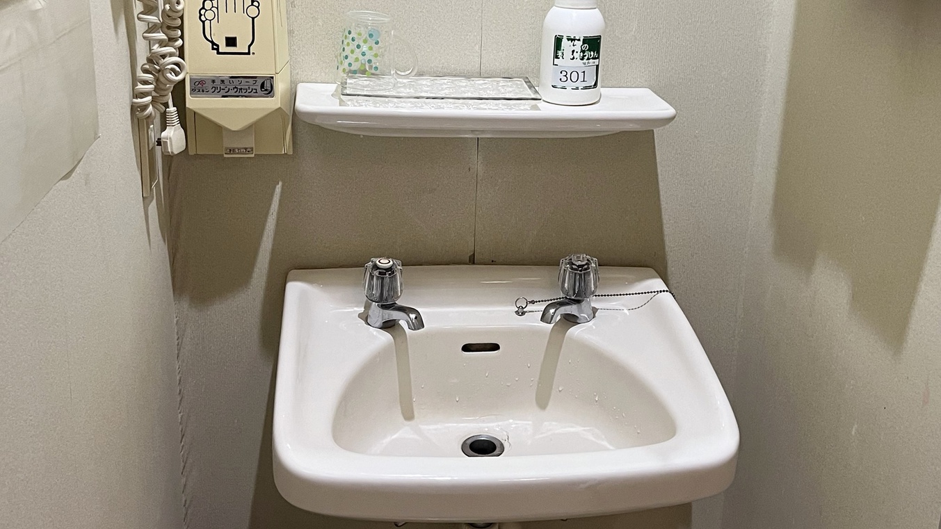 *【客室一例】朝の身支度にも便利な洗面台付の客室タイプです