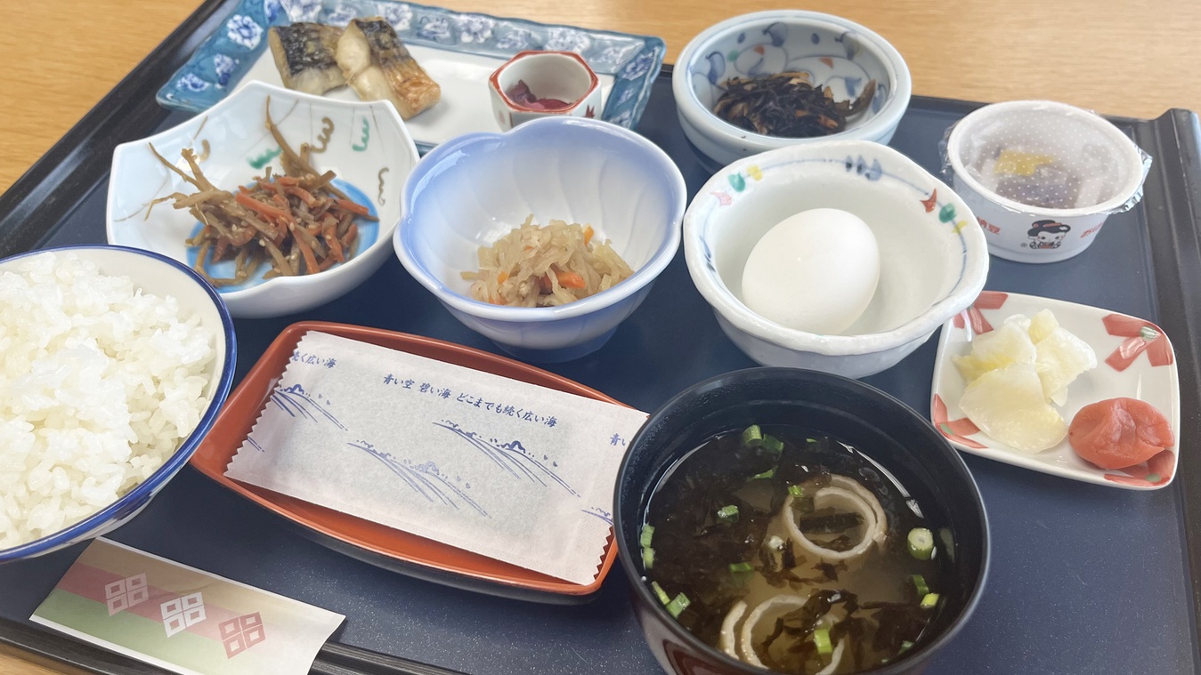 *【ご朝食】農家直送のお米（コシヒカリ）と郷土の味を活かした和定食