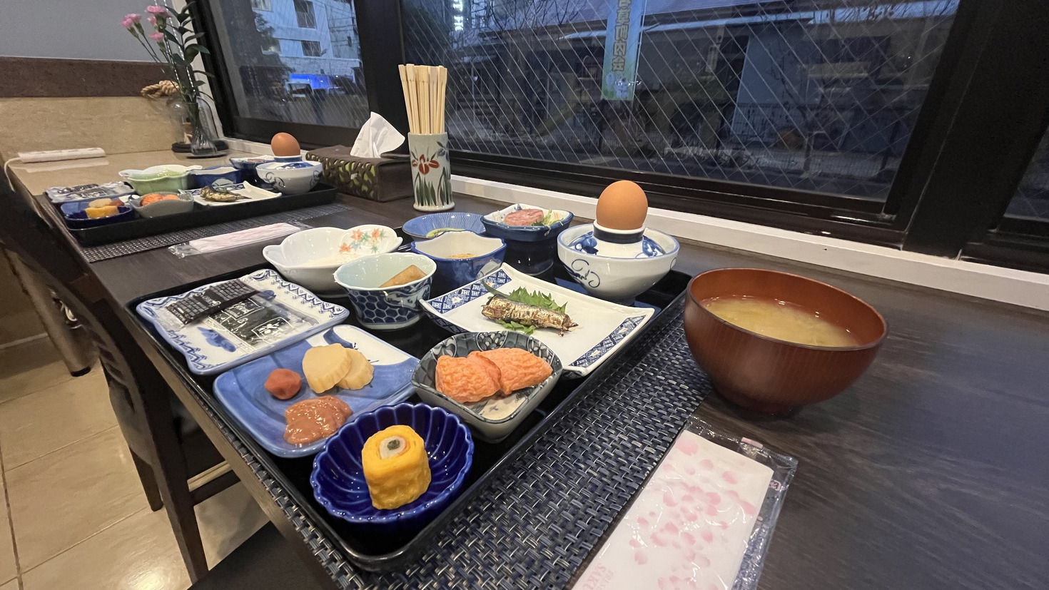 【朝食】御膳でのご提供の一例
