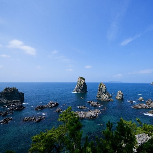 海上アルプス青海島（お車で約２０分）