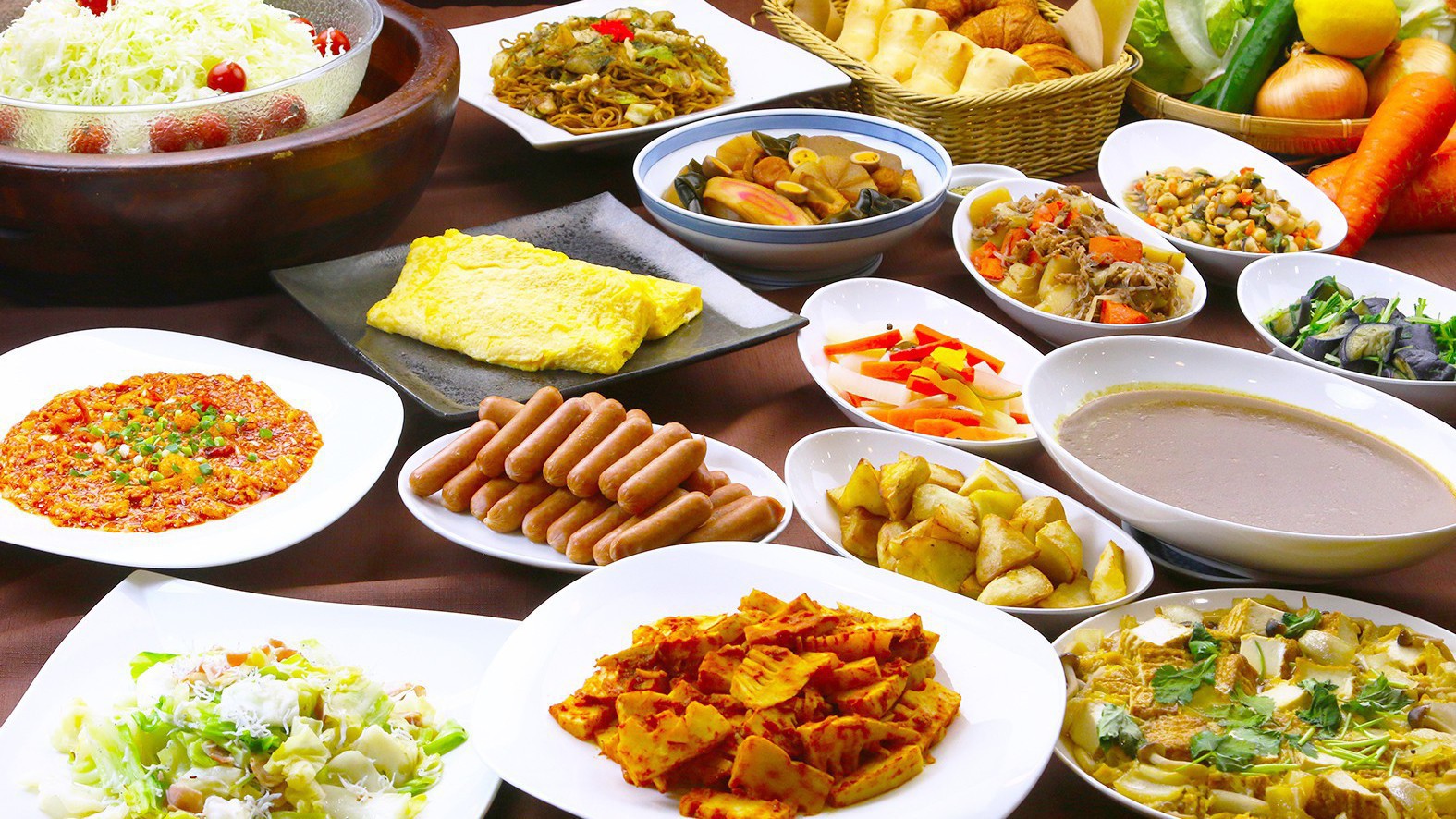無料朝食バイキングイメージ