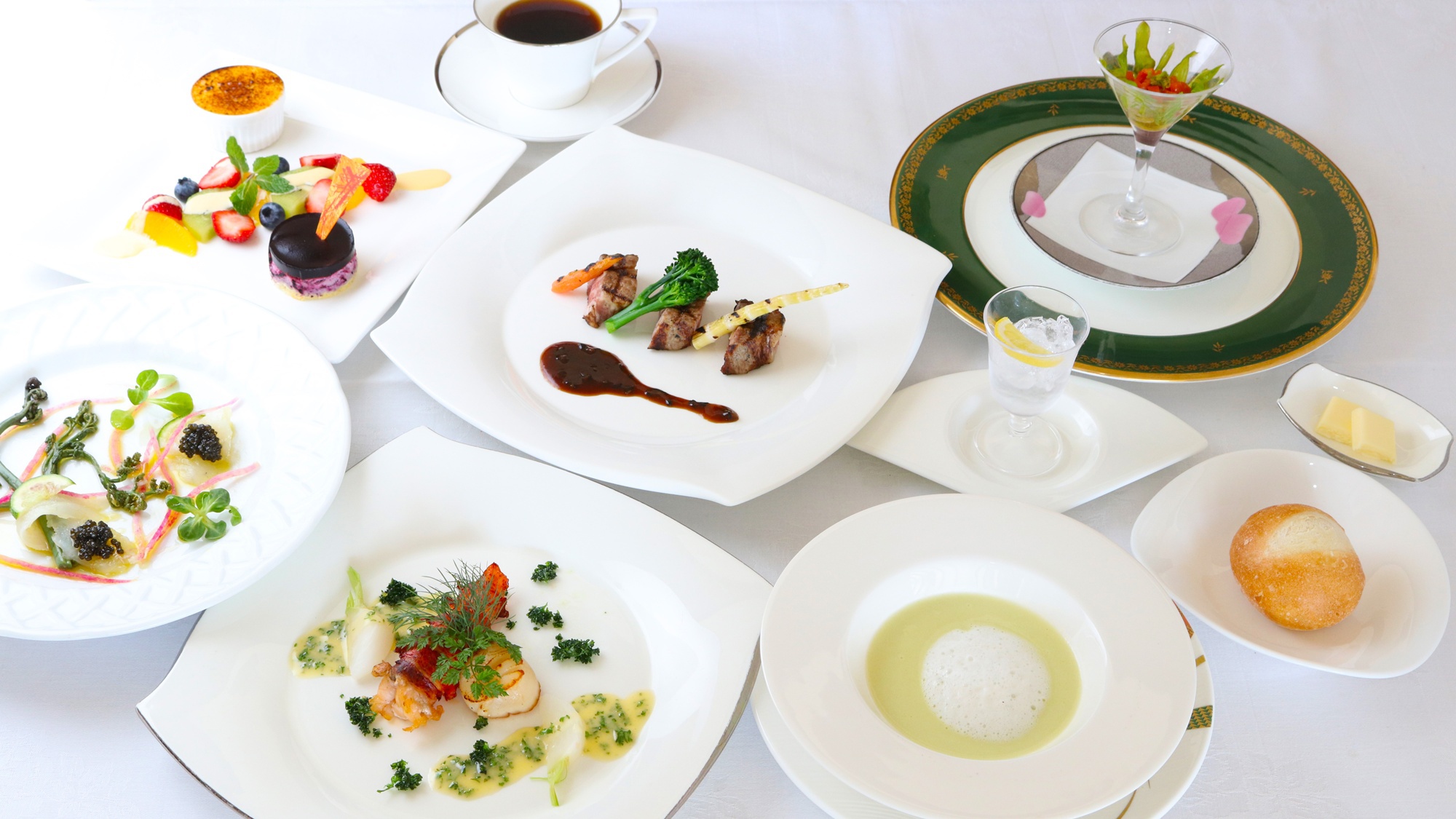 【オーベルジュ・プレリ】2025年春フレンチフルコースの一例