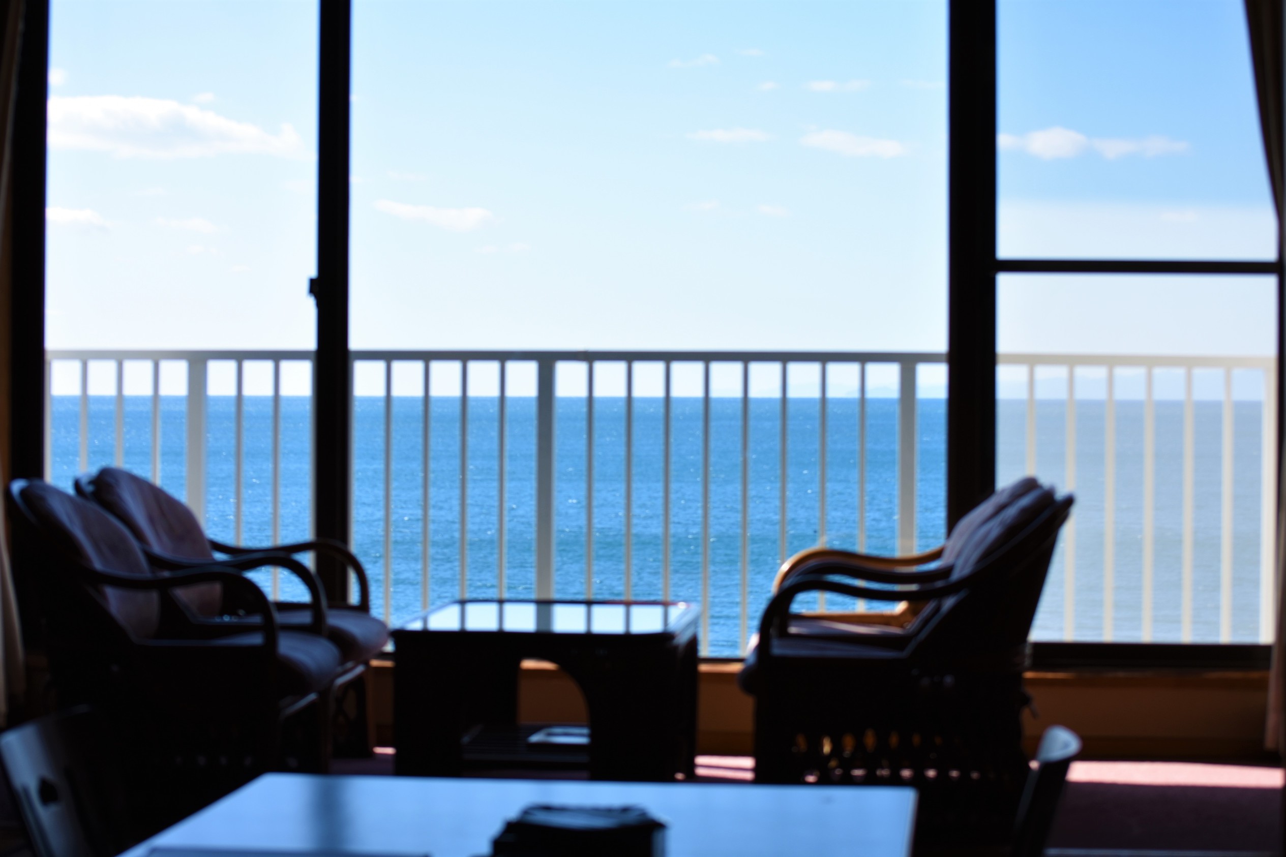 海の景色を心ゆくまでお楽しみください♪