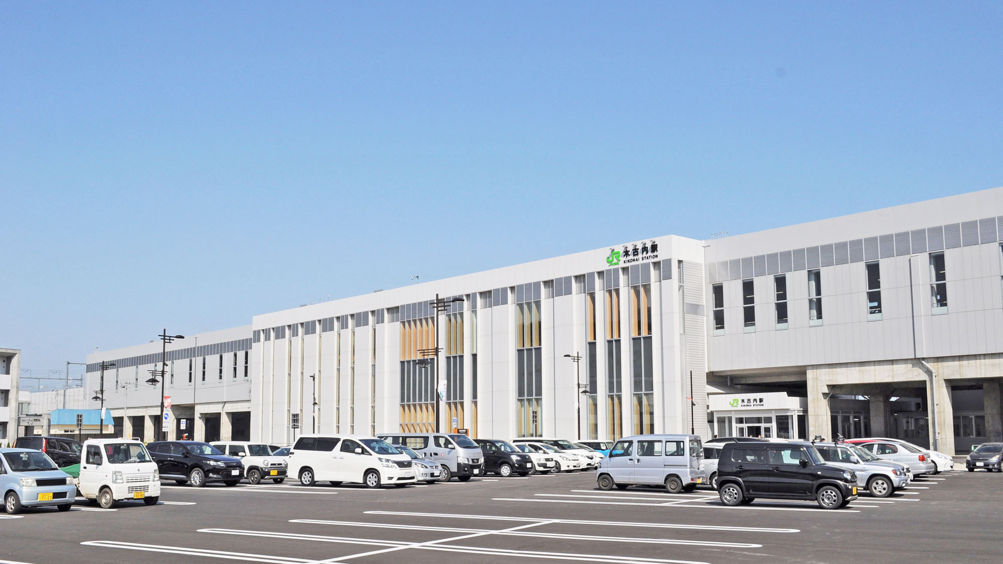 【木古内駅】北海道に到達した新幹線が最初に停まる駅