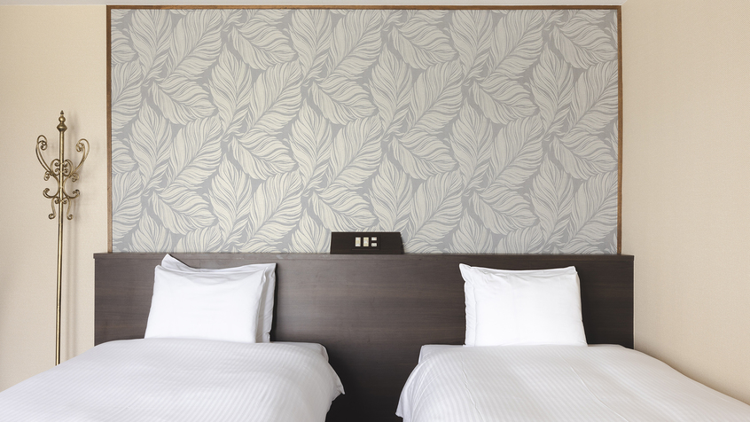 【スタンダード・ツイン】住むような心地よさ。異なるデザインのツインルームで特別な一日を（206）