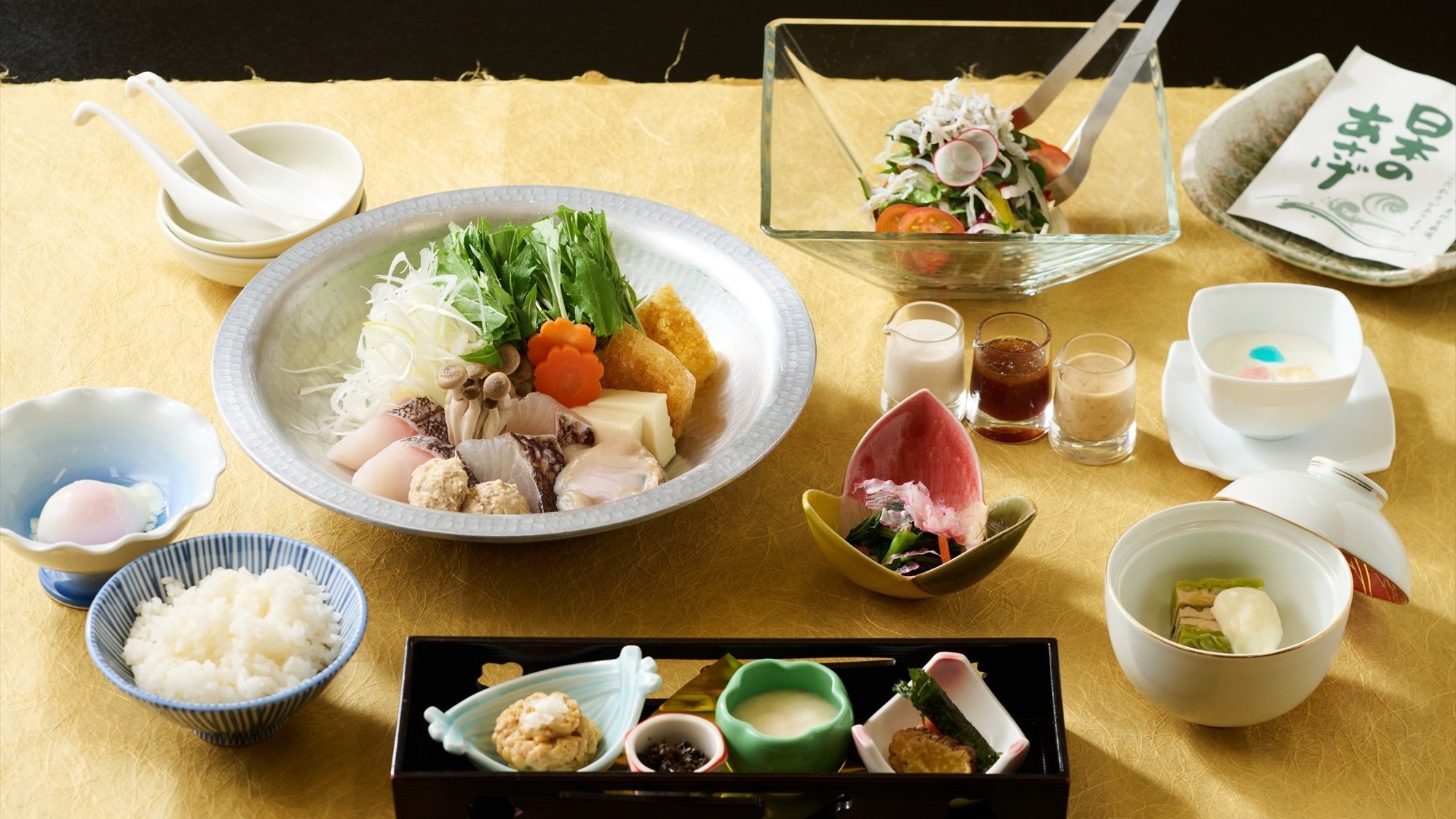 朝食一例｜田沢湖半の静かな空間で、秋田の美味しさをじっくりとご堪能ください。※一例