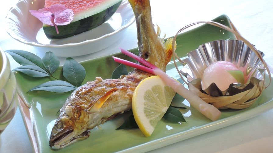 *【お料理】夕食一例。焼き魚