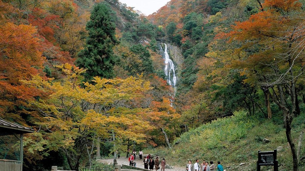 岡山観光地【神庭（かんば）の滝】