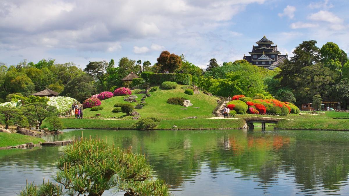 岡山観光地【岡山後楽園】