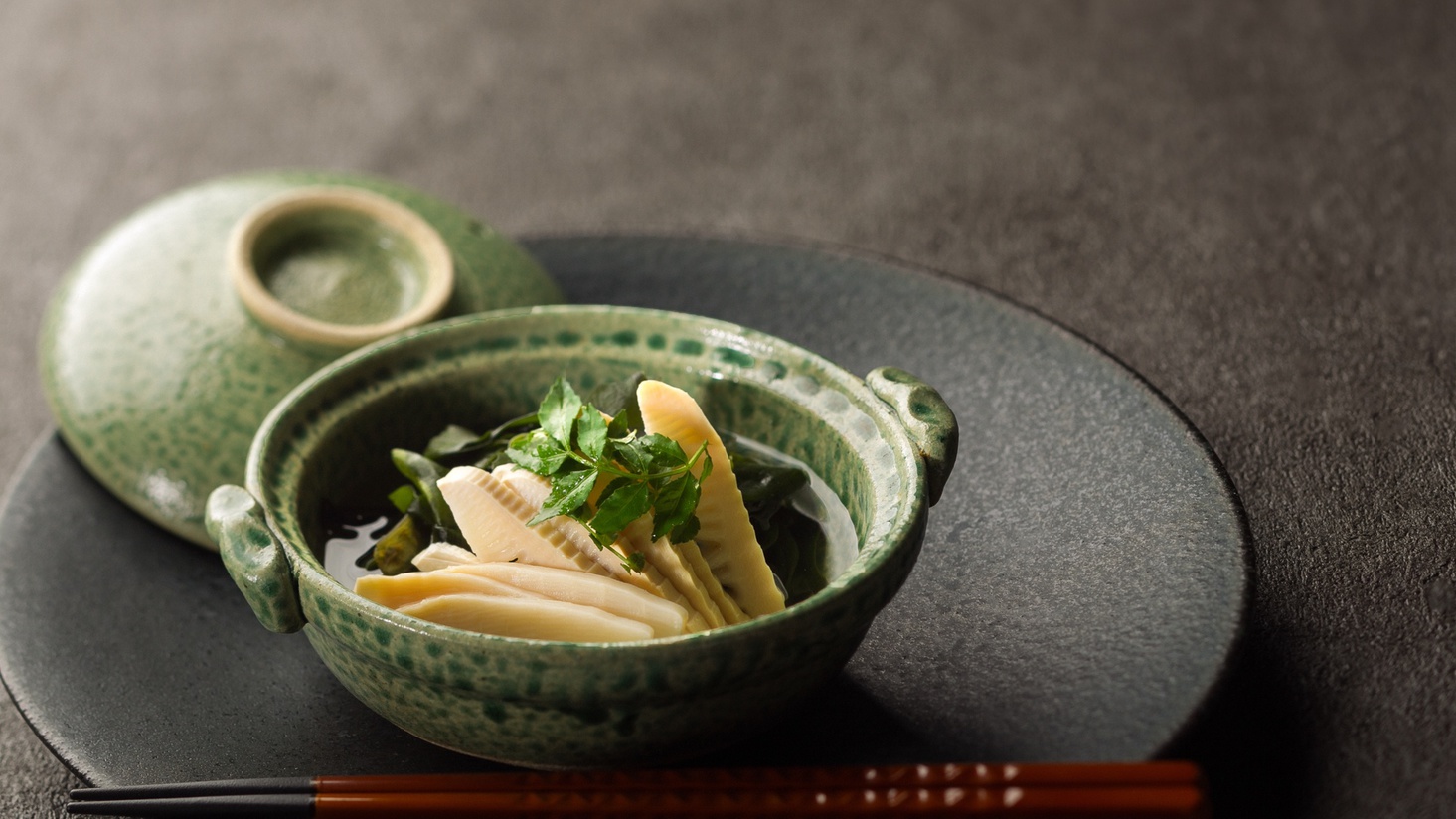 ＜Local Discovery(Dinner)＞鳥羽産わかめと筍の吸い物