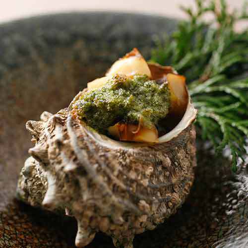 サザエ香草焼き