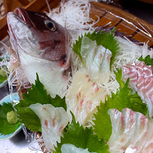 鯛お造り