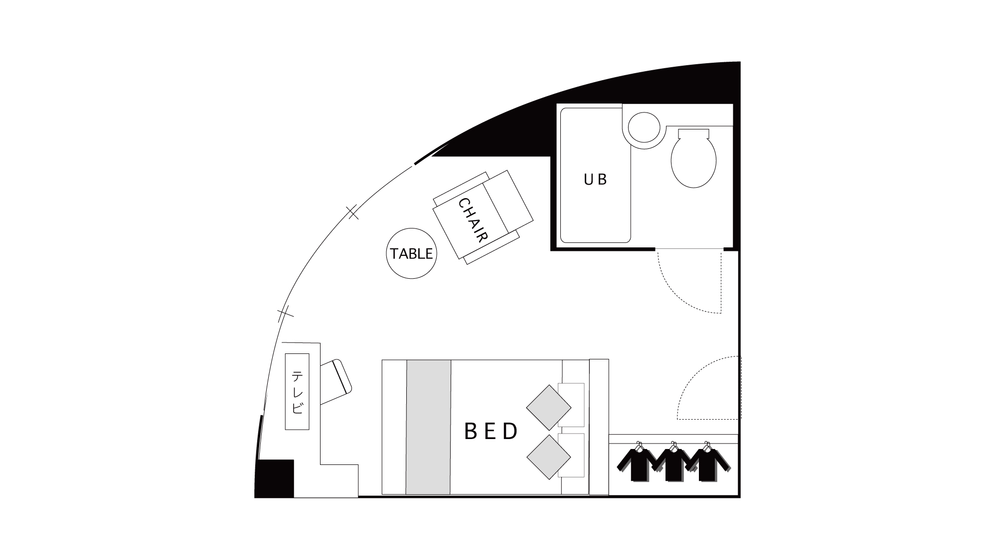 タ？フ？ルルーム〈間取り〉