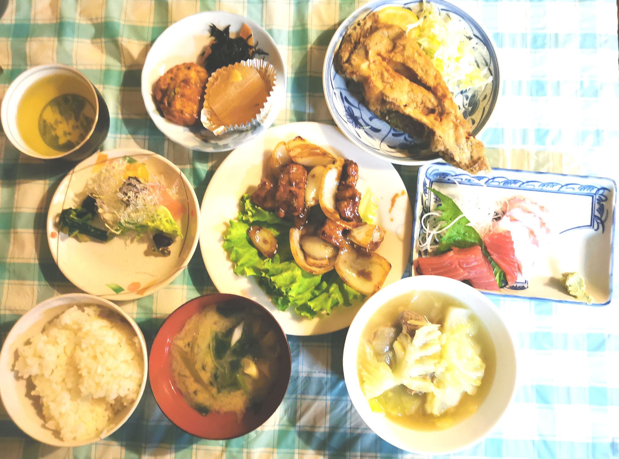 夕食刺身付きます2