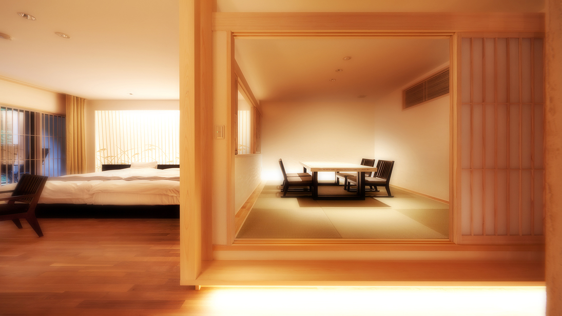 2012年7月オープン♪スイートルームはなれ「松島閣」格子の間のイメージ♪