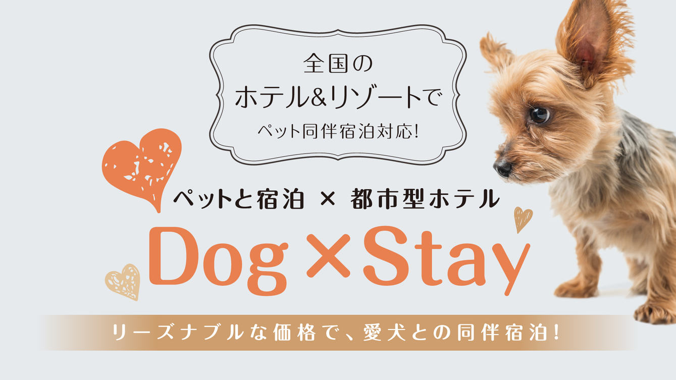 【Dog×Stay】〜ワンちゃん同伴可能客室〜【Wi-Fi全室完備】