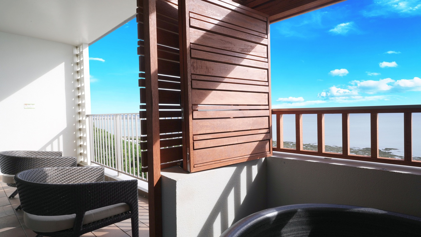 瀬長デラックス和洋室（オーシャンビュー・源泉かけ流し露天風呂）