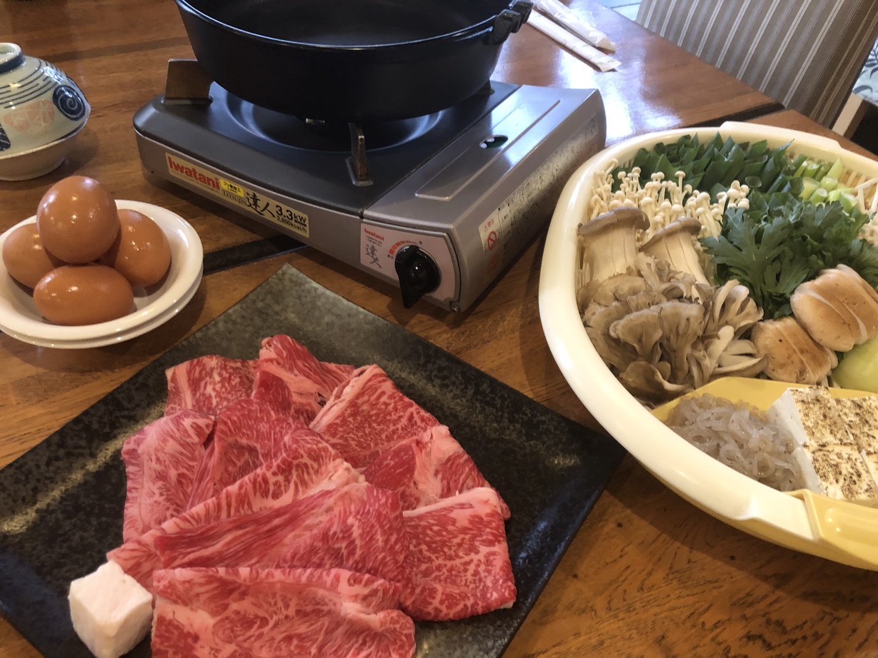 近江牛のすき焼き