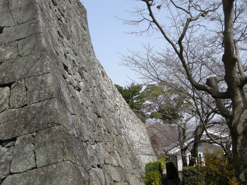見事な石垣・日本百名城の一つです