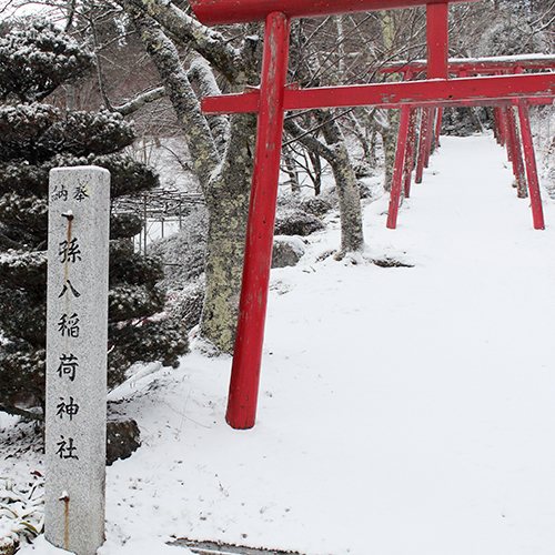 *【孫八神社】雪景色