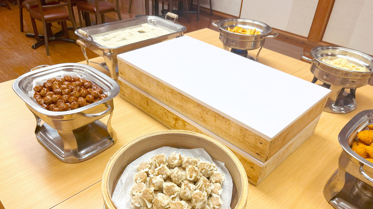 朝食バイキング一例