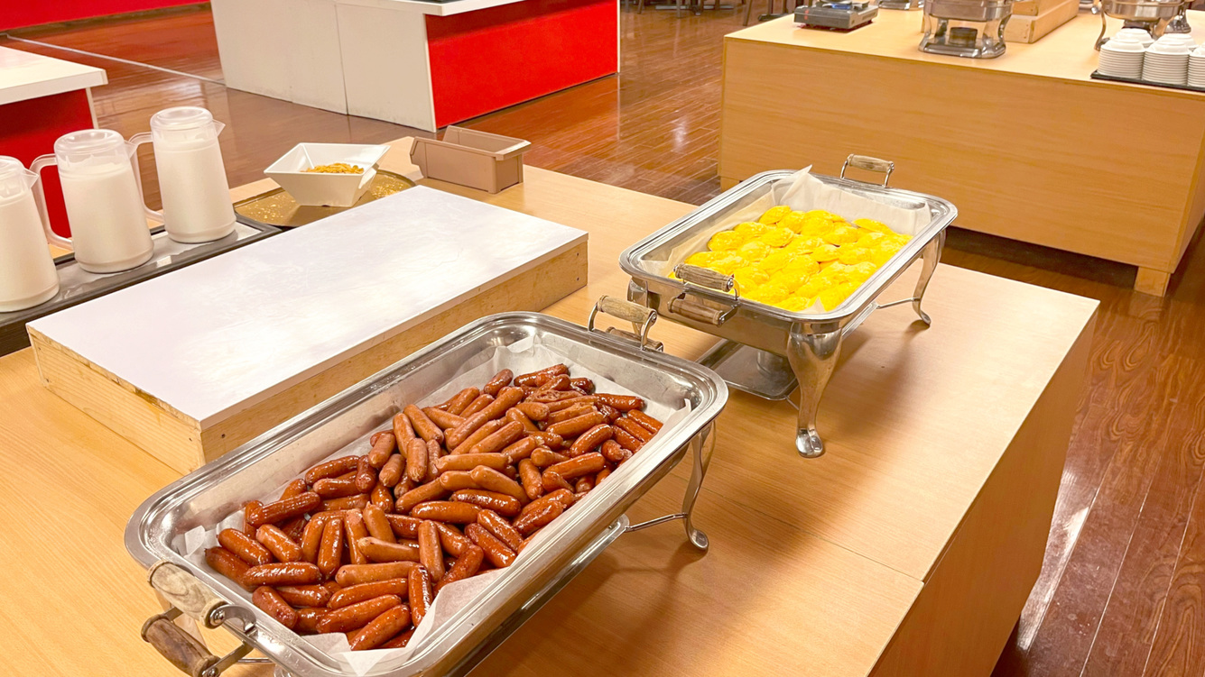 朝食バイキング一例