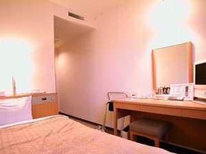 客室：機能性抜群、シングルルームは10㎡