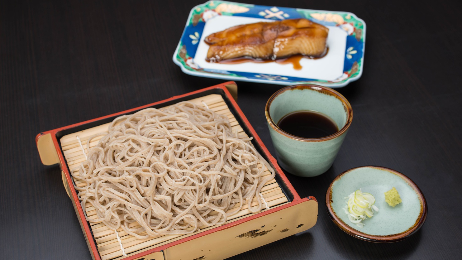 *【夕食一例】常陸太田といえば『常陸秋そば』！山里の恵みをご賞味ください。