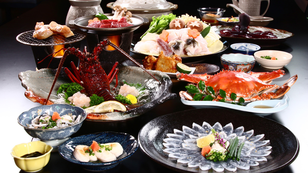 ふぐフルコース全部楽しめる！日間賀島の旬の食材をフルコースで！