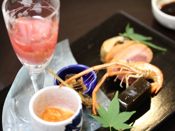 懐石料理の一品「八寸」