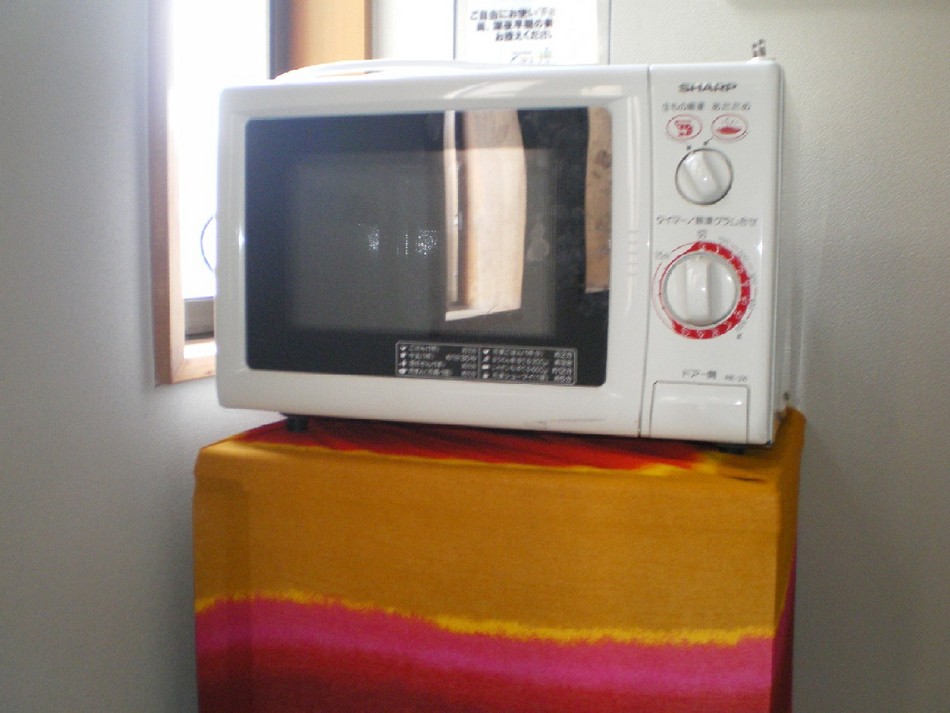 館内に電子レンジ