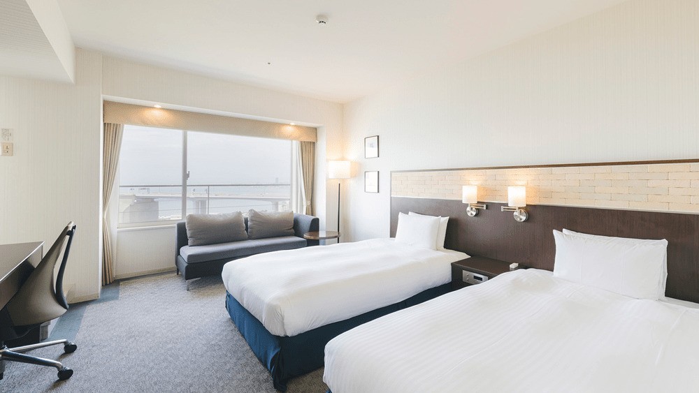 本館-バスビュー付デラックスツイン-36㎡