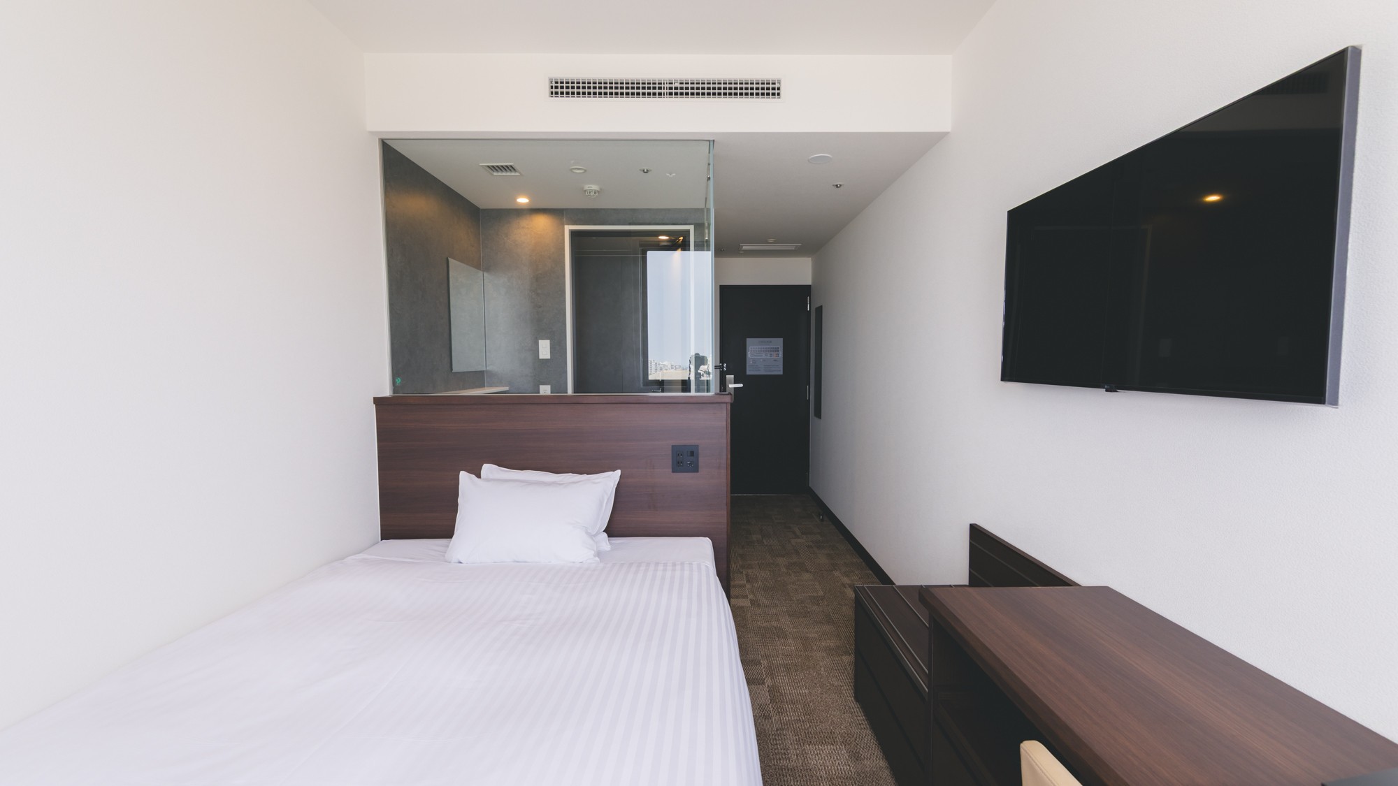 新館SPAタワー-【眺望なし】シングルルーム※シャワーブースのみ-17㎡