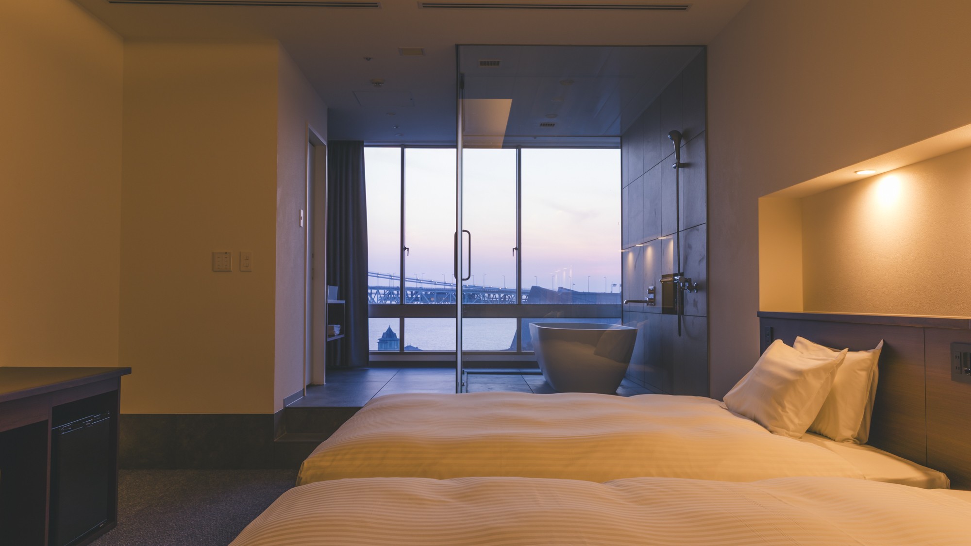 新館SPAタワー-最上階ビューバスDXツイン-35㎡