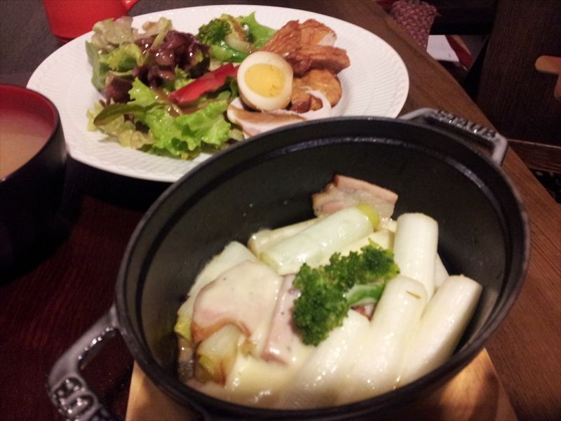 オーベルジュ・お野菜料理の一例