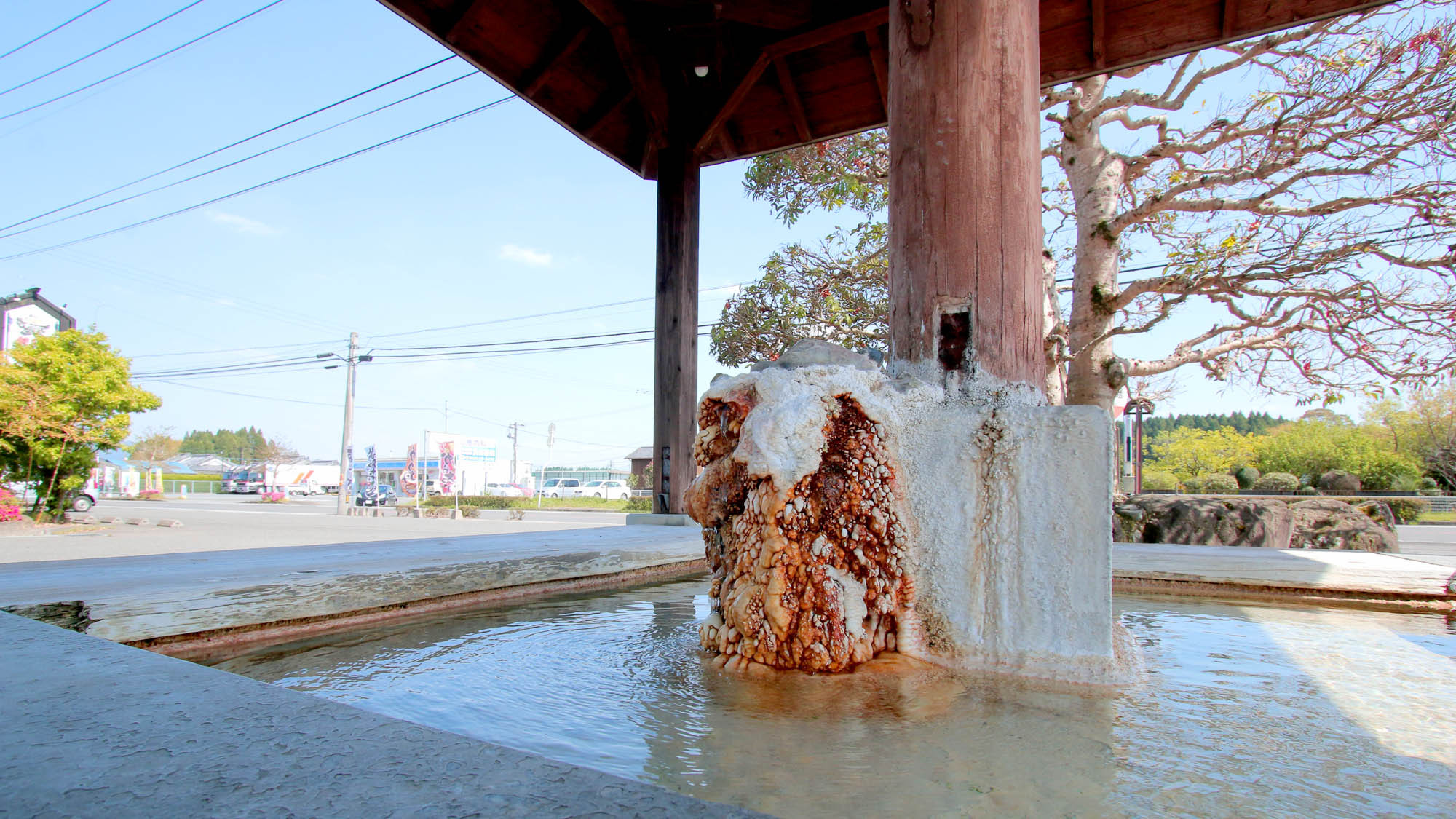 足湯でちょっと休憩はいかが