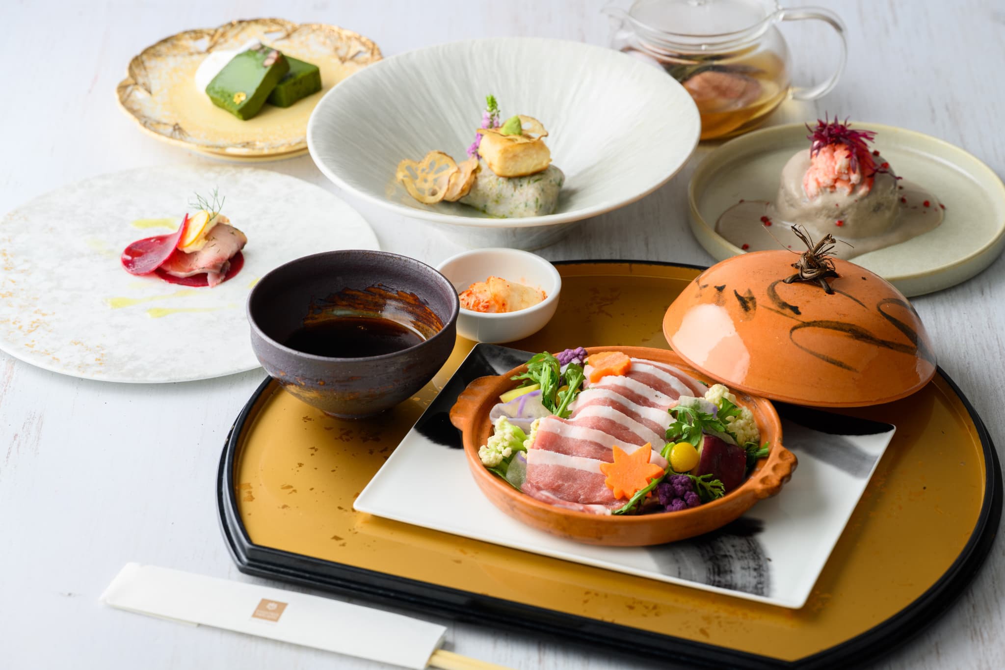 【2食付】お箸で食べる！和の食材で彩る心満たされる洋コース付