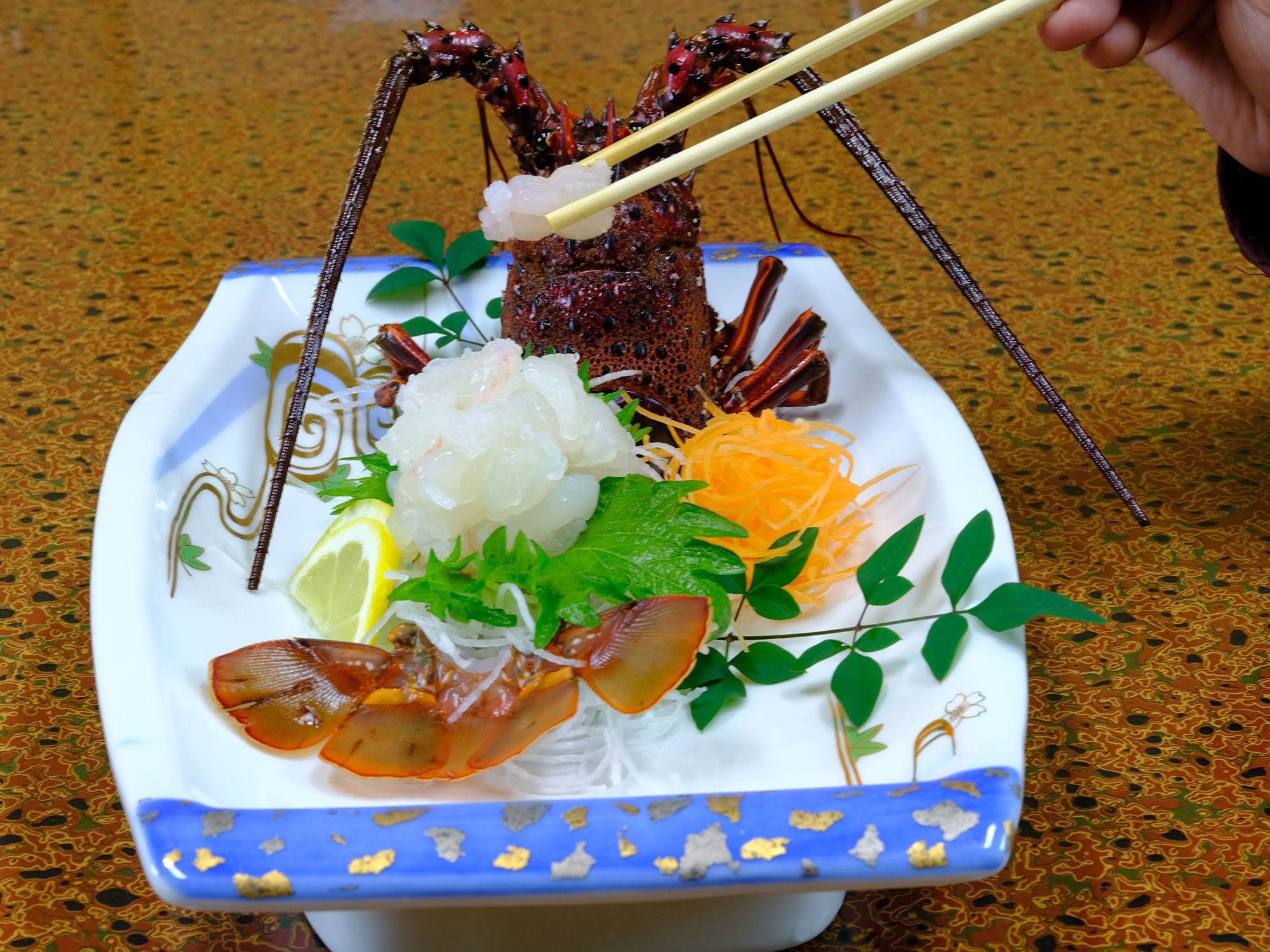 伊勢海老お造り