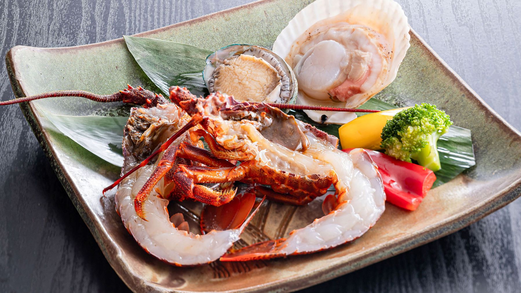 別注 豪華海鮮焼き（活〆鮑・ホタテ・ミナミイセエビ）※イメージ