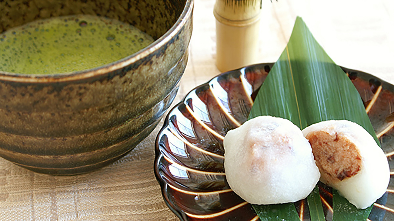 レアチーズと小豆のふんわり大福