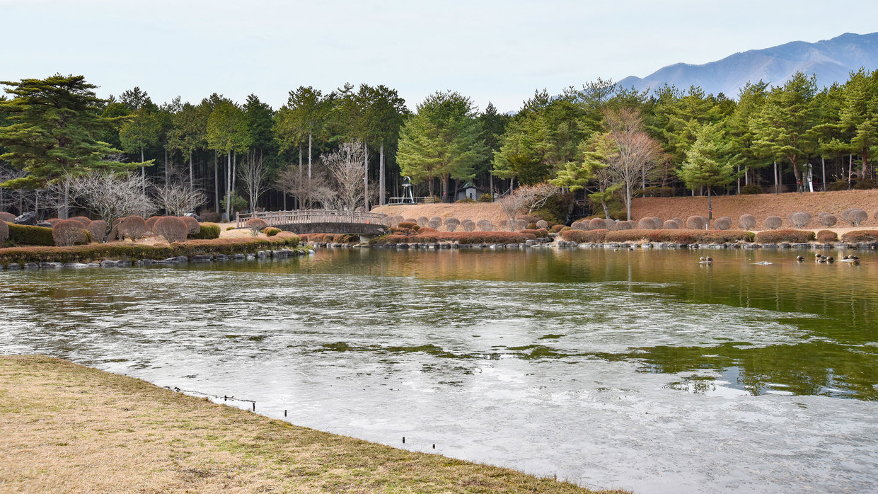 **大芝湖四季折々の景観がお楽しみいただけます！