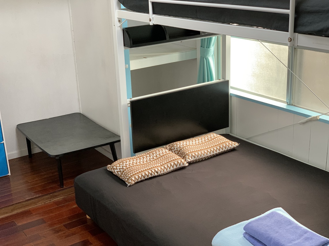 二段ベッドツインベッドのお部屋一例。