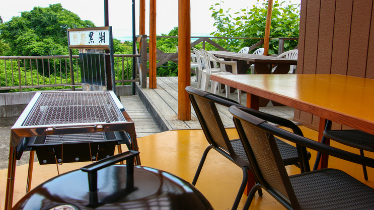 #海鮮BBQ＿海が見えるテラスで気仙沼の特産品をたっぷり楽しむバーベキュー♪